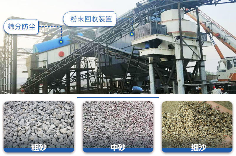 合理的建筑用砂制砂機設計，綠色環保